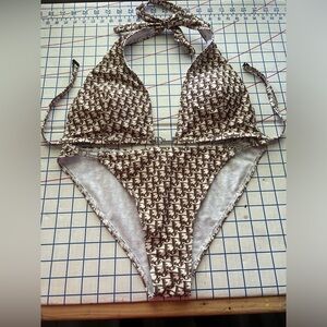 Designer inspired bikini size XL